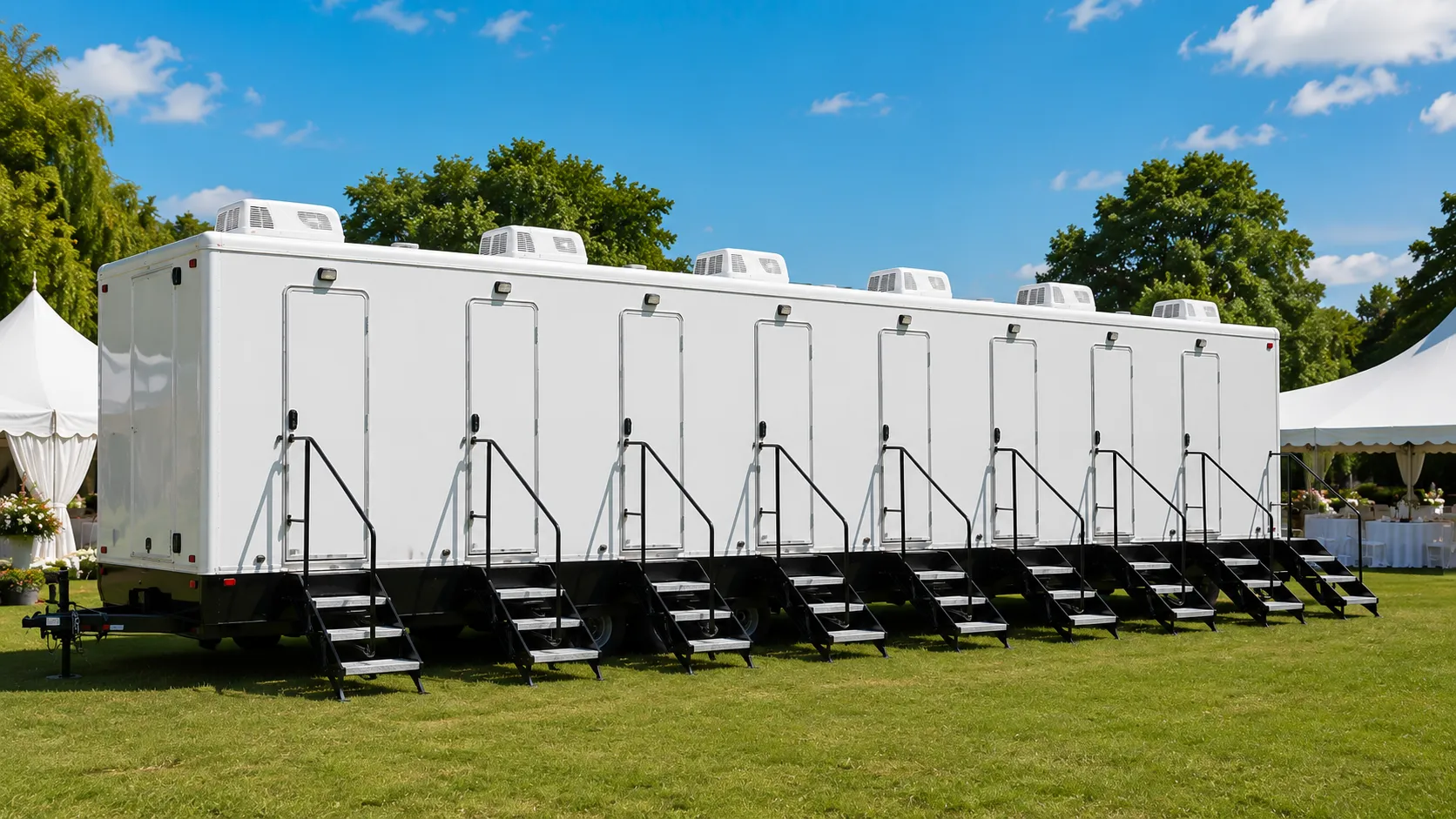 8 Stall Restroom Trailer in South Suffolk, VA