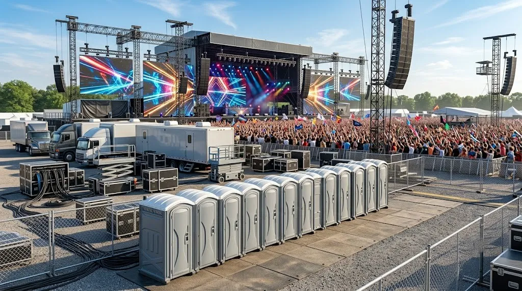 Concert Restroom Rental in South Suffolk, VA