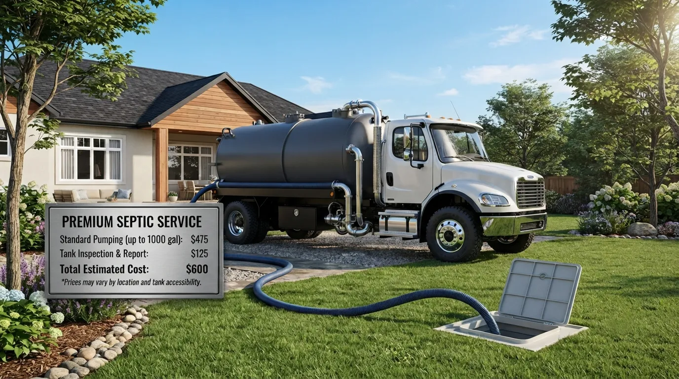 Septic Tank Pumping Cost in South Suffolk, VA